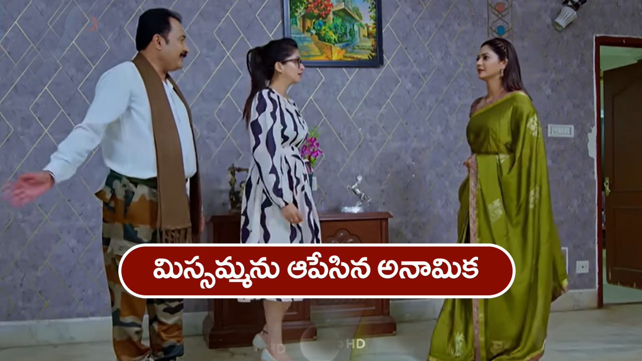 Nindu Noorella Saavasam Serial Today May 12th : ‘నిండు నూరేళ్ల సావాసం’ సీరియల్‌: మిస్సమ్మను ఆపేసిన అనామిక – తోసుకుంటూ వెళ్లిపోయిన మిస్సమ్మ