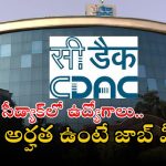 CDAC Recruitment: సీడ్యాక్‌లో టెక్నీషియన్ ఉద్యోగాలు.. ఈ అర్హత ఉంటే చాలు.. జాబ్ మీదే
