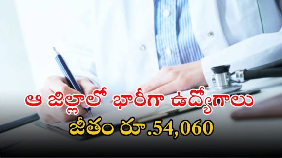 DME Recruitment: ఆ జిల్లాలో భారీగా ఉద్యోగాలు.. ఈ జాబ్ వస్తే జీతం అక్షరాల రూ.54,000