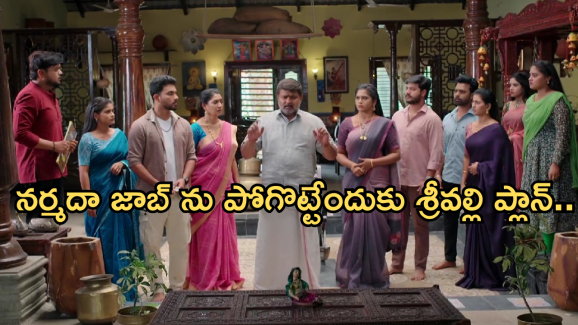 Illu Illalu Pillalu Today Episode: మనసులోని కుట్రను బయటపెట్టిన శ్రీవల్లి.. నర్మదకు సపోర్ట్ గా వేదవతి..