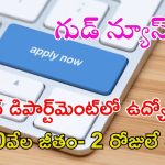 Planning Department: ఏపీ ప్లానింగ్ డిపార్ట్‌మెంట్‌లో 175 ఉద్యోగాలు, జీతం అక్షరాల రూ.60,000
