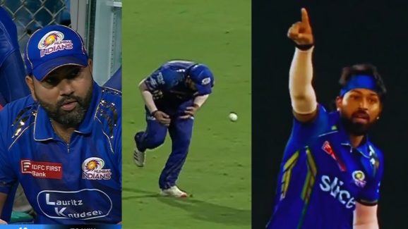 Rohit Sharma: క్యాచ్ మిస్..రోహిత్ శర్మను బయటకు పంపించిన హార్దిక్ పాండ్యా