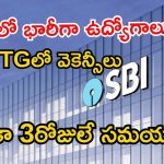 SBI Recruitment: ఎస్బీఐలో భారీగా ఉద్యోగాలు.. రెండు తెలుగు రాష్ట్రాల్లోనూ పోస్టులు, ఇంకా 3 రోజులే సమయం