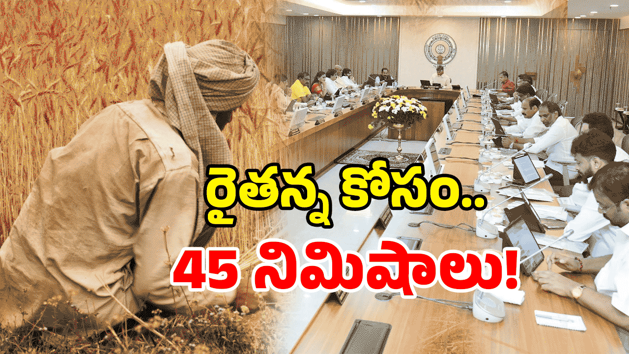 AP Cabinet Meeting: రైతన్నలకు గుడ్ న్యూస్.. ఏపీ కేబినెట్ భేటీలో కీలక నిర్ణయం.. అదేమిటంటే?