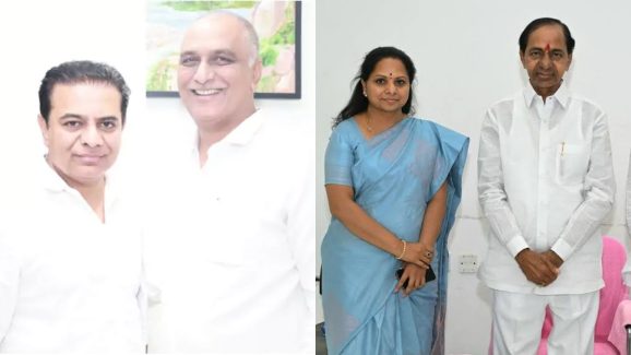 KTR-HarishRao : హరీశ్‌రావు ఇంటికి కేటీఆర్.. భయపడ్డారా..?