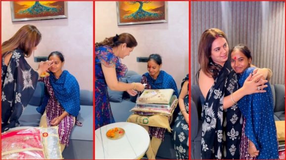 Viral Video : పని మనిషి కాదు ఇంటి మనిషి.. ఈ వీడ్కోలు వీడియో చూస్తే కన్నీళ్లు వస్తాయ్!