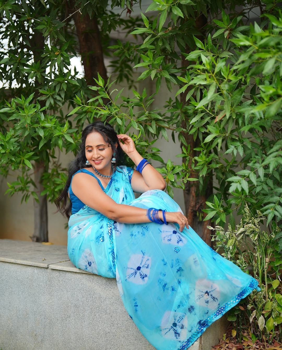 Lasya Manjunath: చీరకొంగు చేతబట్టి సత్యభామలా మారిన లాస్య.. ఫోటోలు వైరల్..!