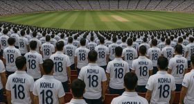 Virat Fans : చిన్నస్వామి స్టేడియంలో 50 వేల మంది కోహ్లీలు.. గూస్ బంప్స్ రావాల్సిందే