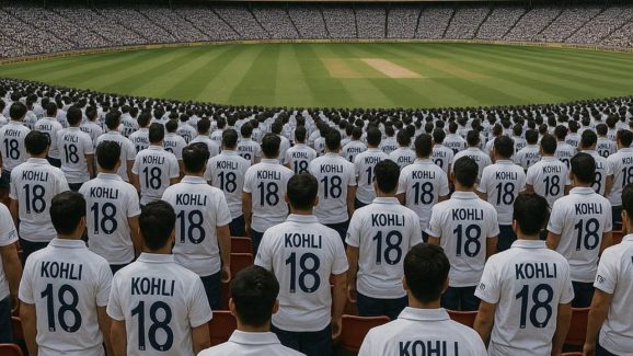 Virat Fans : చిన్నస్వామి స్టేడియంలో 50 వేల మంది కోహ్లీలు.. గూస్ బంప్స్ రావాల్సిందే