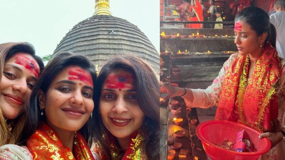 Aishwarya Rajesh: కామాఖ్య దేవాలయంలో భాగ్యం ప్రత్యేక పూజలు.. ఫోటోలు వైరల్..!