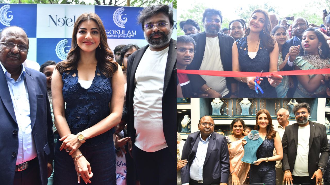 Kajal Agarwal: జ్యువెలరీ షాప్ ఓపెనింగ్ లో మెరిసిన కాజల్.. ఫోటోలు వైరల్..!