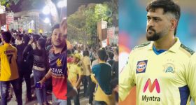 RCB VS CSK : ధోనికి ఘోర అవమానం..CSK జెర్సీ చింపేసిన RCB ఫ్యాన్