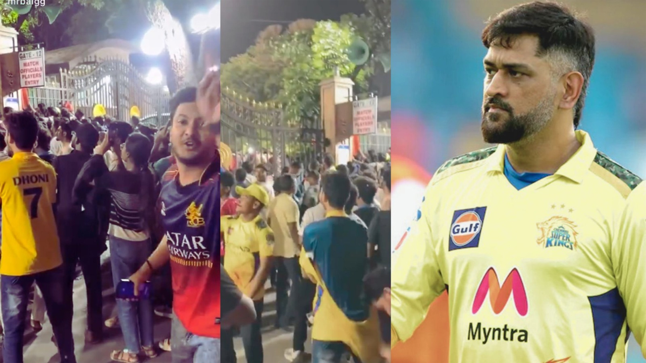 RCB VS CSK : ధోనికి ఘోర అవమానం..CSK జెర్సీ చింపేసిన RCB ఫ్యాన్