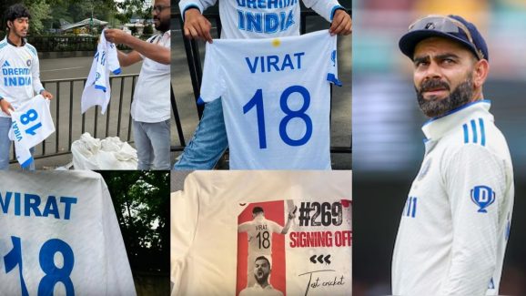 Virat Kohli Fans : కోహ్లీ కి అరుదైన గౌరవం.. చిన్నస్వామి స్టేడియంలో అన్ని 18 జెర్సీలే