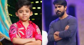 Ram Charan Little Fan: బుడ్డోడు భలే లక్కీ గురూ.. ఒక్క డైలాగ్ తో ఫోటో కొట్టేశాడు..
