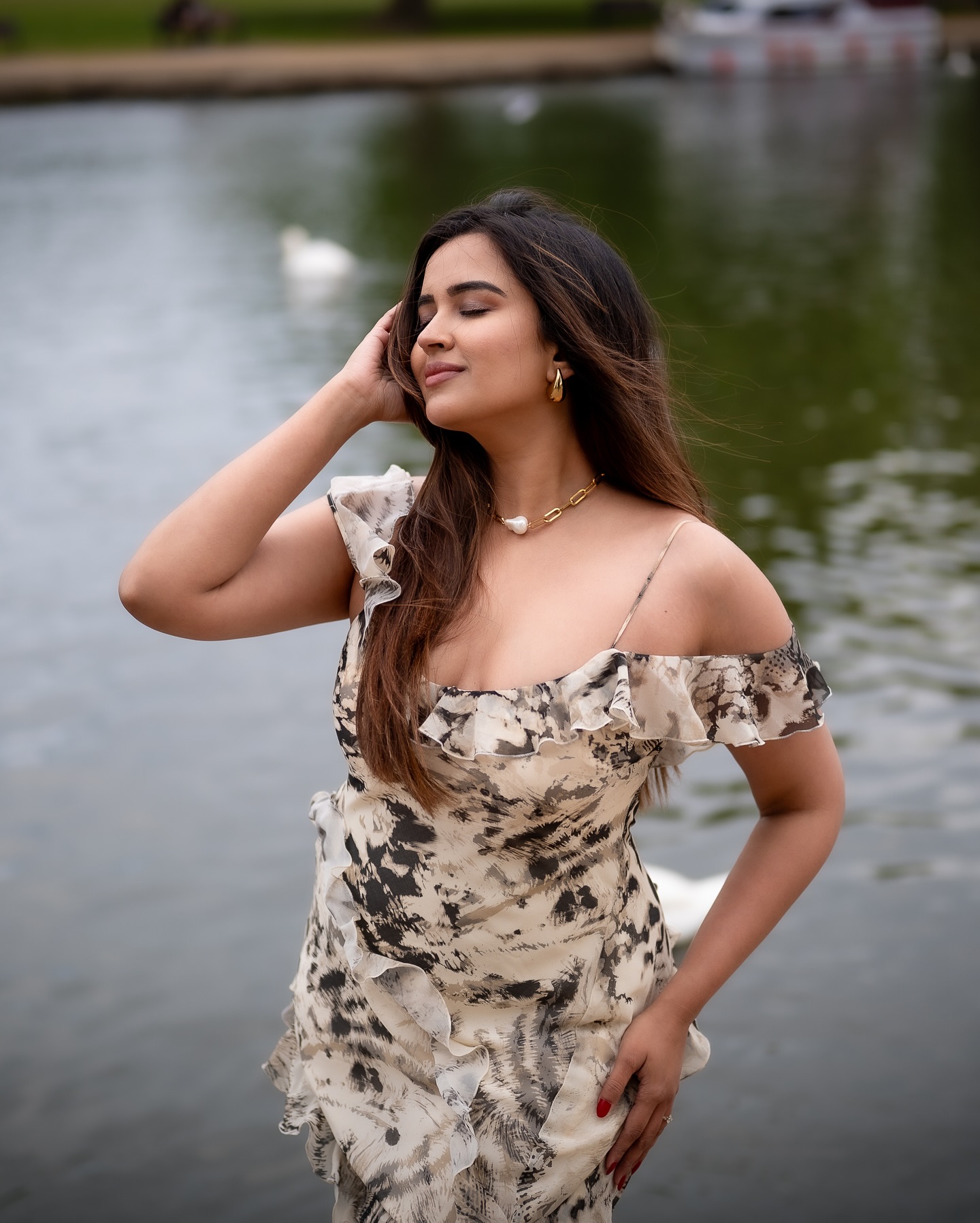 Pujita Ponnada (Source: Instragram) Actress Pujita Ponnada Photo Gallery