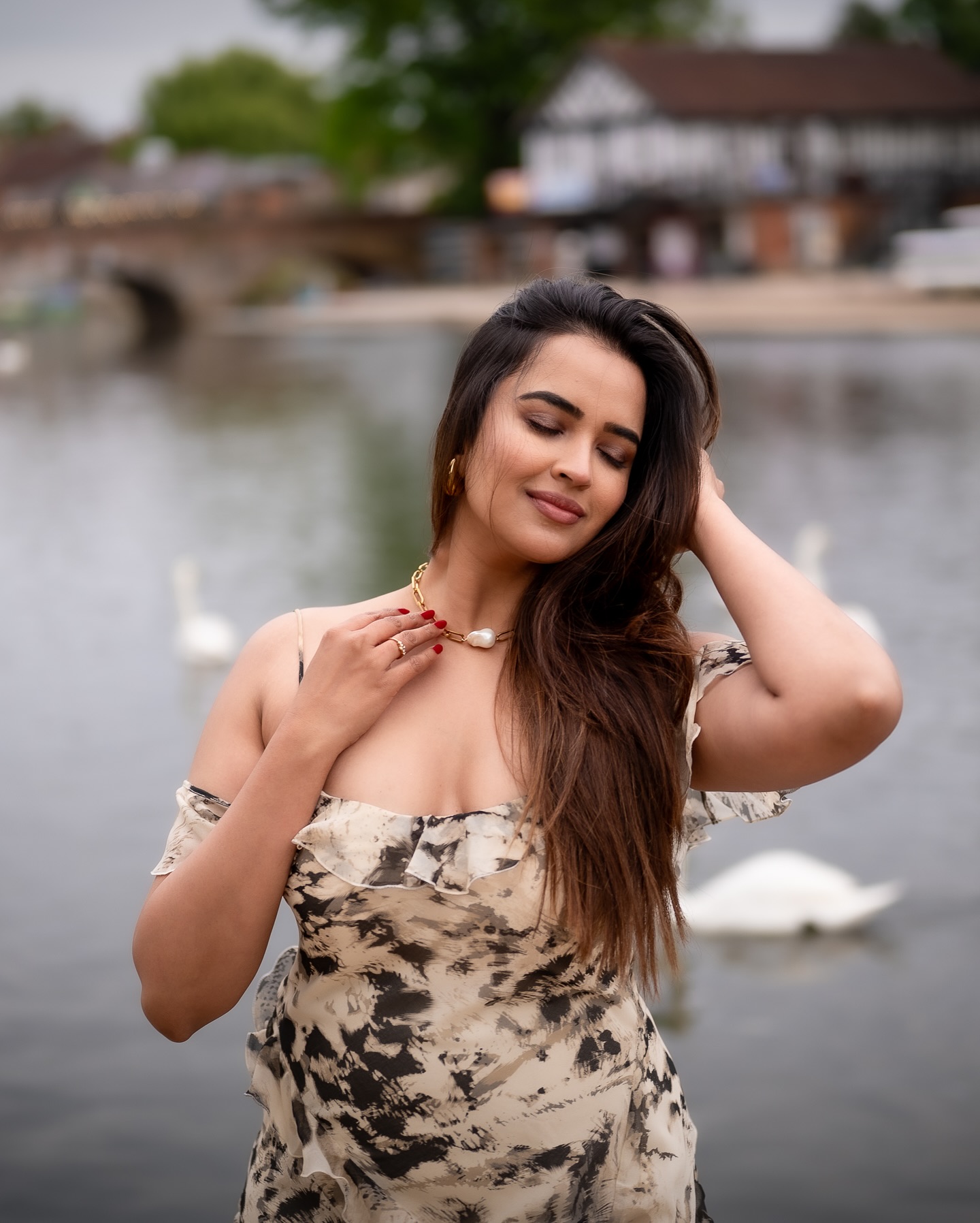 Pujita Ponnada (Source: Instragram) Actress Pujita Ponnada Photo Gallery