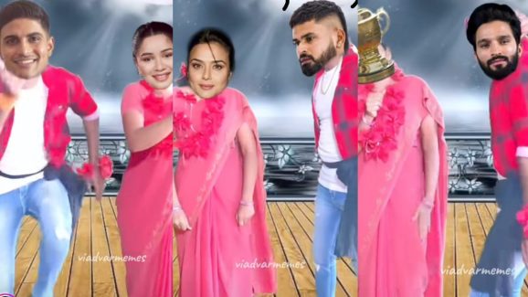 Memes on IPL Playoffs : తెలుగు పాటకు స్టెప్పులు వేసిన ఐపీఎల్ ప్లేయర్లు..