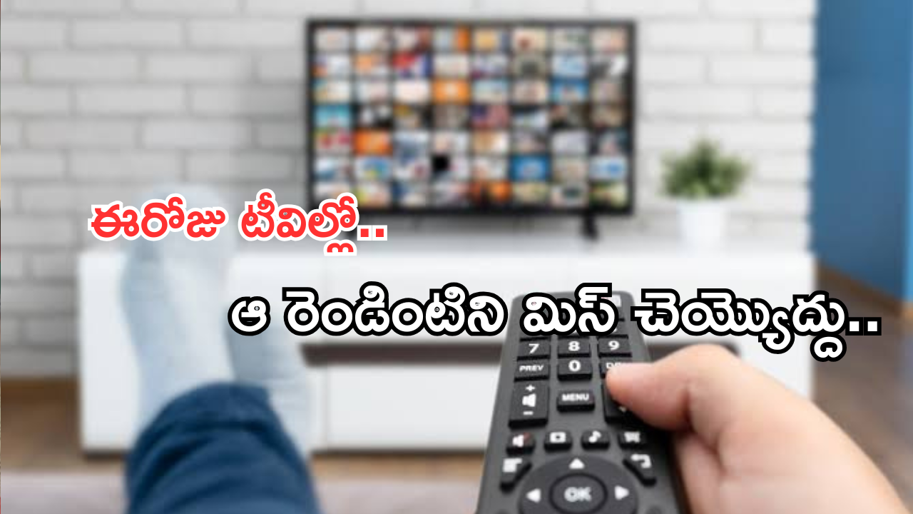 Today Movies in TV : ఈరోజు టీవి ఛానెల్లో వచ్చే సినిమాలు.. సూపర్ హిట్ చిత్రాలే.. డోంట్ మిస్..