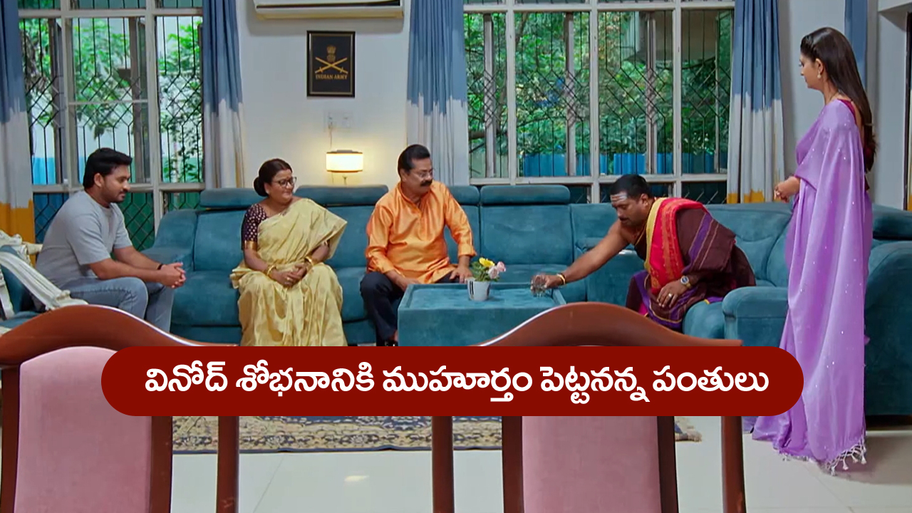 Nindu Noorella Saavasam Serial Today June 23rd : ‘నిండు నూరేళ్ల సావాసం’ సీరియల్‌: చిత్రకు షాక్ ఇచ్చిన పంతులు
