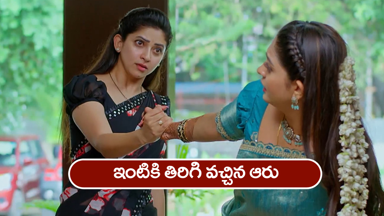Nindu Noorella Saavasam Serial Today June 10th : ‘నిండు నూరేళ్ల సావాసం’ సీరియల్‌: తిరిగి వచ్చిన ఆరు  