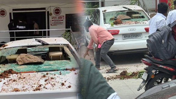 Mahaa TV office: టీవీ చానెల్ ఆఫీస్‌‌పై బీఆర్ఎస్ కార్యకర్తల దాడి.. కేటీఆర్ చెప్పిన కాసేపట్లోనే?