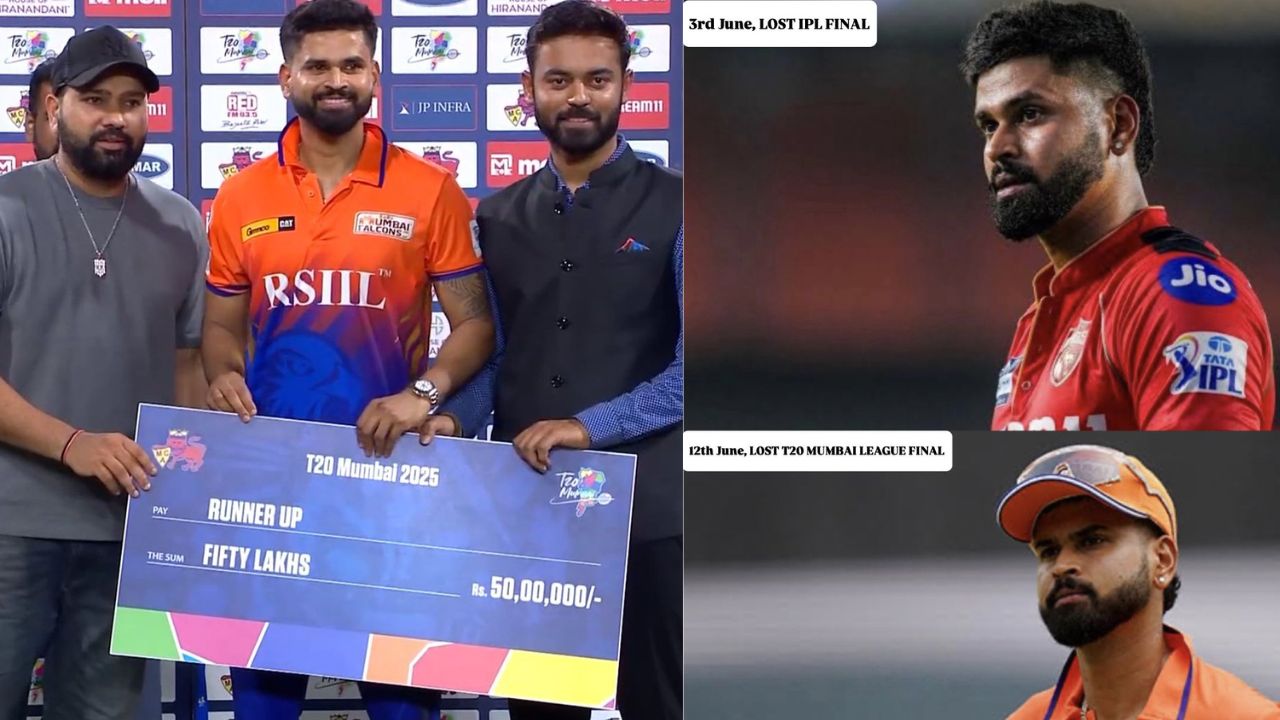 Shreyas Iyer: ఏం దరిద్రం రా…వారం తిరగకముందే మరో ఫైనల్ ఓడిన శ్రేయాస్ అయ్యర్