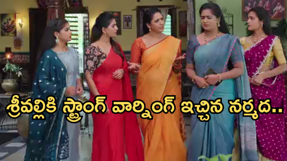 Illu Illalu Pillalu Today Episode: శ్రీవల్లిని బుక్ చేసిన వేదవతి.. చందుకు మరో టెన్షన్..ప్రేమ పై నర్మదకు అనుమానం..