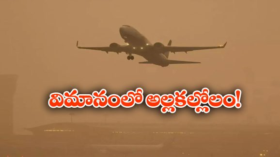 IndiGo flight: గాలి దుమారంలో విమానం, వణికిపోయిన ప్రయాణీకులు, నెట్టింట వీడియో వైరల్!