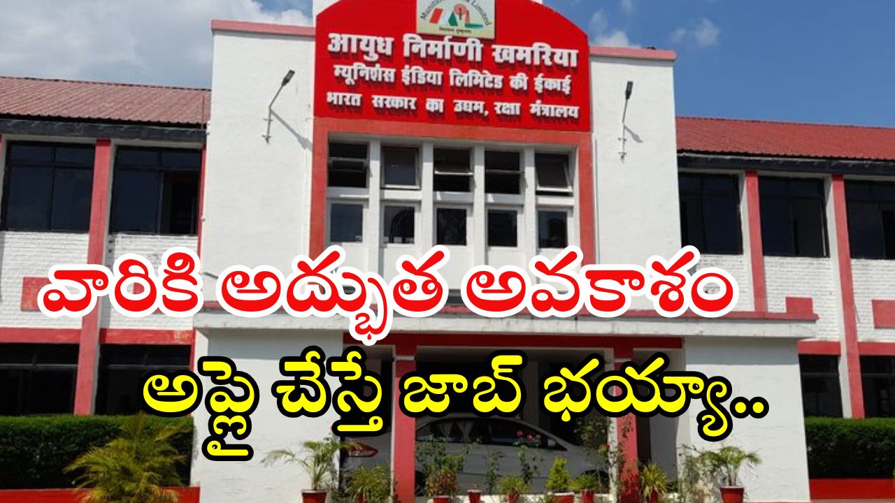 MIL Recruitment: వారికి గోల్డెన్ ఛాన్స్.. అప్లై చేస్తే జాబ్, కాంపిటేషన్ చాలా తక్కువ భయ్యా