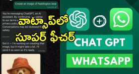 Whatsapp ChatGpt Image: వాట్సాప్‌లో చాట్‌జిపిటి.. ఇక ఇమేజ్ జెనెరేట్ చేయడం మరింత ఈజీ