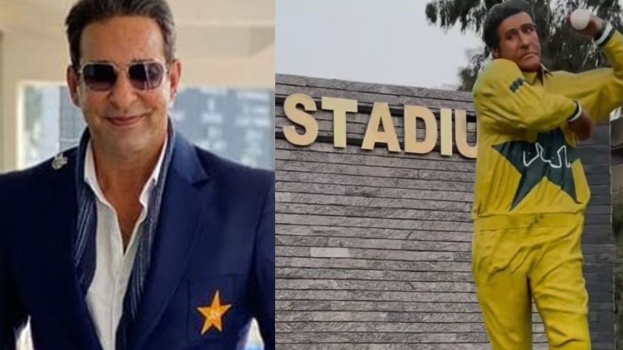 Wasim Akram: హైదరాబాద్‌లో వసీం అక్రమ్ విగ్రహం.. పగలబడి నవ్వుతోన్న జనం, ఎందుకంటే?