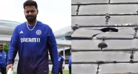 Rishabh Pant: ఐపీఎల్ లో ఆడలేదు..కానీ ఇప్పుడు స్టేడియం పైకప్పులే పగులగొడుతున్నాడు