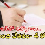 SSC Jobs: ఇంటర్ అర్హతతో ఎస్ఎస్‌సీలో ఉద్యోగాలు.. ఇంకా 4 రోజులే గడువు