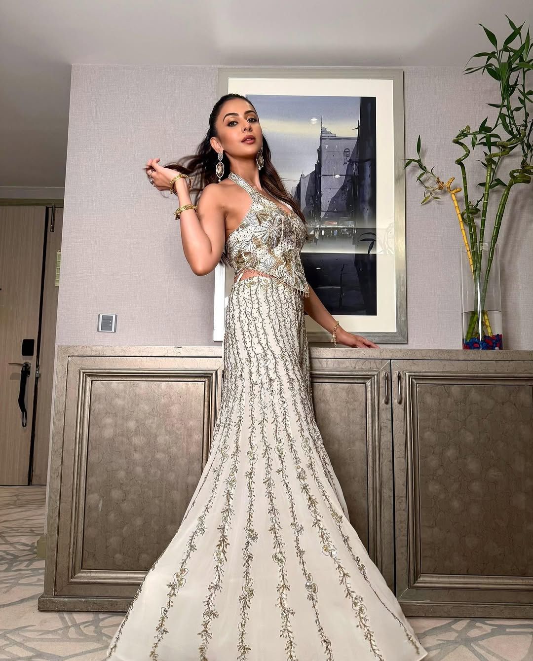 Rakul Preet Singh: దేశీలుక్ లో దర్శనమిచ్చిన రకుల్.. సరికొత్త ట్రెండ్ సృష్టిస్తూ!