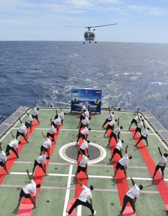 Yoga Day photos Vizag
