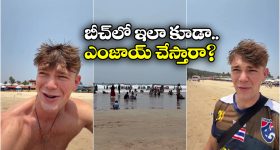 Viral News: వామ్మో ఇదేం ఇండియన్ బీచ్,  నెట్టింట ఫారినర్ వీడియో వైరల్!