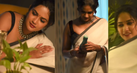 Ariana Glory : తెల్ల చీర కట్టుకొని మందుబాటిల్ చేతపట్టిన బిగ్  బాస్ బ్యూటీ.. అరాచకం..!