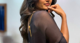 Eesha Rebba : బ్లాక్ శారీలో క్యూట్ లుక్ లో ఈషా రెబ్బా.. ఫోటోలు వైరల్..