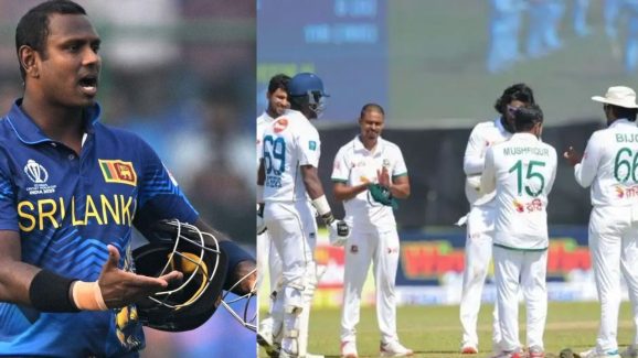 Angelo Mathews : బుద్ధి తెచ్చుకున్న బంగ్లాదేశ్.. అప్పుడు అలా.. ఇప్పుడు ఇలా.. మాథ్యూస్ రిటైర్మెంట్ లో ఆసక్తికర సంఘటన