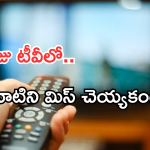 Today Movies in TV : ఈరోజు టీవి ఛానెల్లో వచ్చే సినిమాలు.. ఆ మూడింటిని మిస్ అవ్వొద్దు..