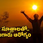 Good Health Habits: ఆరోగ్యానికి 12 సూత్రాలు.. అవేంటో తెలుసా?