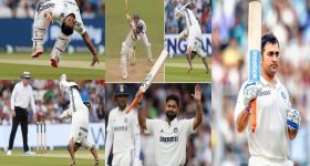 Rishabh Pant : సిక్స్ కొట్టి సెంచరీ చేసిన రిషబ్ పంత్.. ధోనీ రికార్డులు బ్రేక్.. గాల్లోకి ఎగురుతూ సెలబ్రేషన్స్