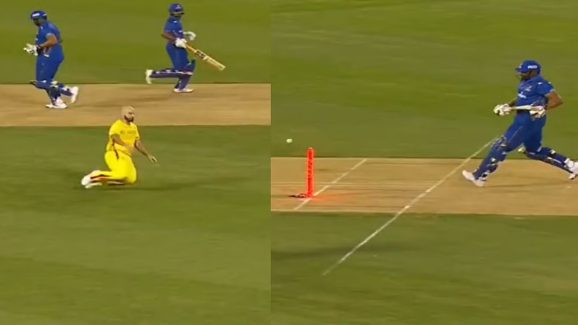 MLC 2025 Bizarre Run-out : దున్నపోతు మీద వాన కొట్టినట్టే.. పోలార్డ్ దారుణంగా రనౌట్