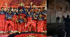 RCB Fans : RCB విజయం.. రొమాన్స్ చేసుకుంటూ దొరికిపోయిన లవర్స్