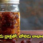 Soaked Raisins: నానబెట్టిన ఎండుద్రాక్ష తింటే.. మతిపోయే లాభాలు !