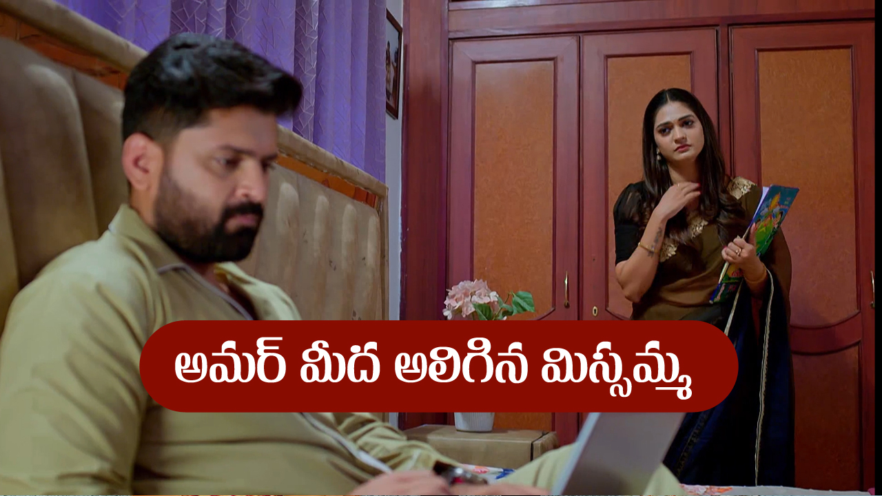 Nindu Noorella Saavasam Serial Today July 23rd : ‘నిండు నూరేళ్ల సావాసం’ సీరియల్‌: అమర్‌ మీద అలిగిన మిస్సమ్మ  