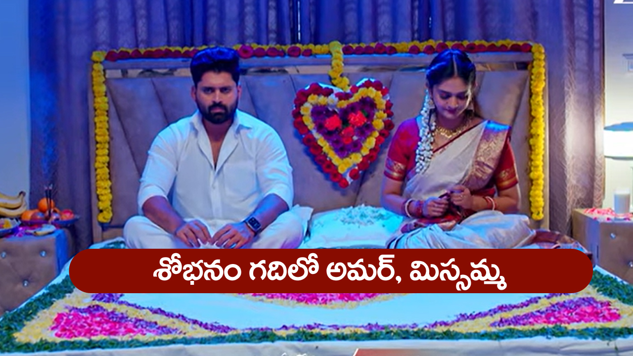 Nindu Noorella Saavasam Serial Today July 2nd : ‘నిండు నూరేళ్ల సావాసం’ సీరియల్‌: శోభనం గదిలో అమర్‌, మిస్సమ్మ    