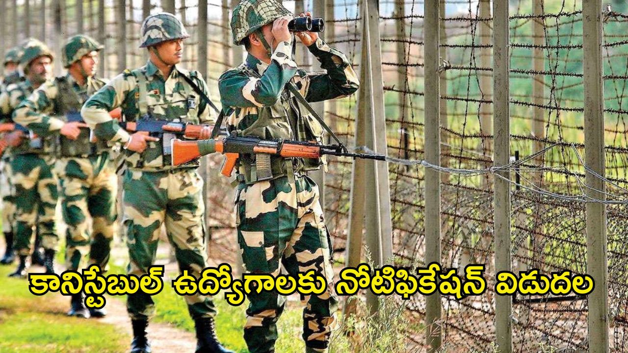BSF Recruitment: బీఎస్ఎఫ్‌లో కానిస్టేబుల్ ఉద్యోగాలు, ఈ క్వాలిఫికేషన్ ఉంటే చాలు..