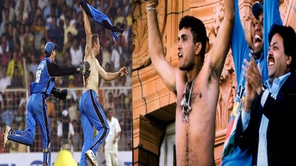 Team India :  గ్రౌండ్ లో షర్ట్స్ తీసేసి సెలబ్రేషన్స్ చేసుకోవడం వెనుక కథ ఏంటి.. గంగూలీ చేసింది కరెక్టేనా !